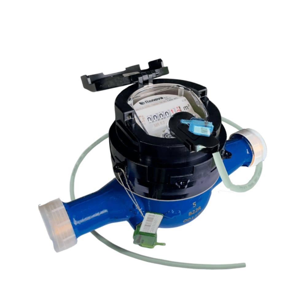 Hidrômetro Multijato 3/4`` Qmáx 5m³/h 190mm Equipado com Saída Pulsada | Renova Medição