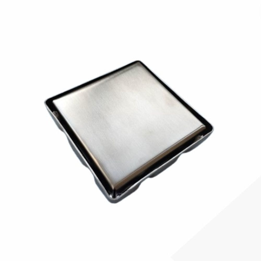 Ralo Oculto Duplo 15X15cm Inox Flvx Hidro