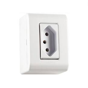 Caixa Tomada 2P+T Lizflex 10A 250V Tramontina