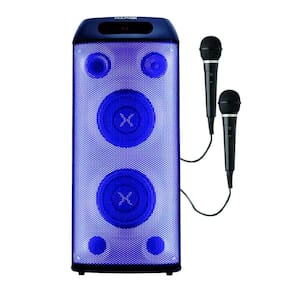 Caixa Som Amplificada Polyvox XT-660T Bluetooth LED 800W TWS-2 Mic
