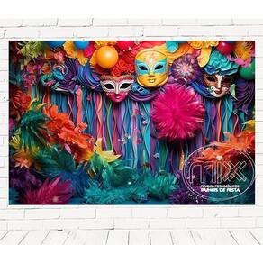 Fundo Fotográfico Em Tecido Cenario Carnaval - 500X300