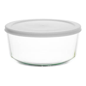 Pote de Vidro Borossilicato Refratário com Tampa Cinza 236ml - Casambiente JGTI069-Avulso