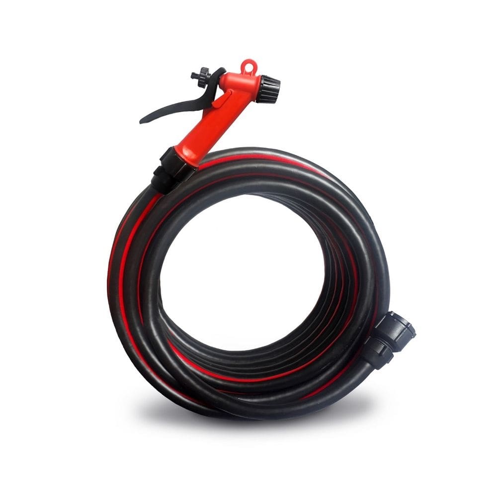 Mangueira De Jardim Silicone Design Elegante Black Flex Trançada 10m Reforçada