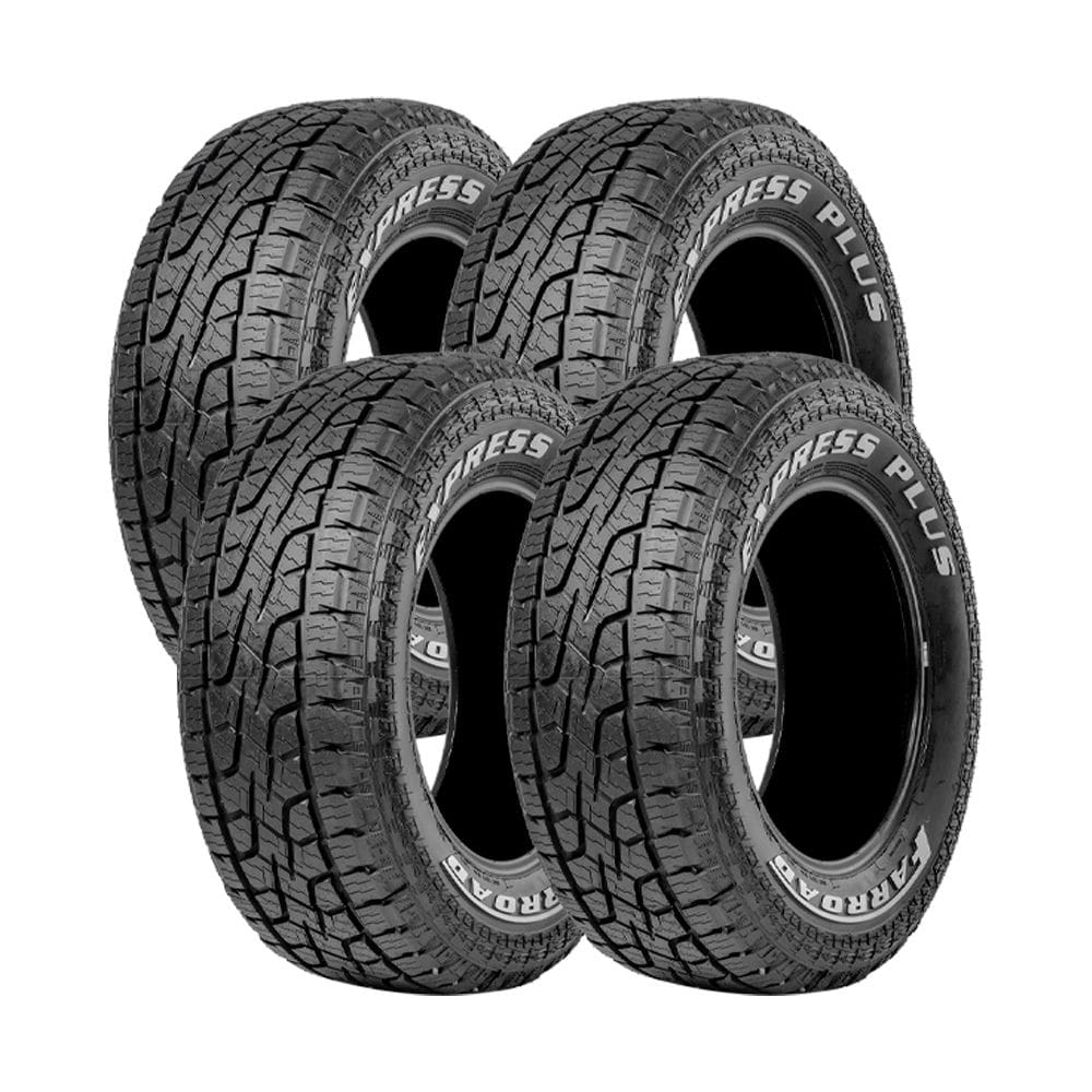 Jogo 4 Pneus Farroad Aro 15 Express Plus 235/75R15 116/113R  - Letras Brancas