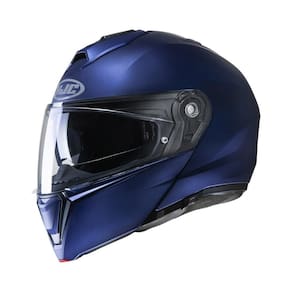 Capacete Hjc I90 Solid Azul Anodizado 56 [F016]