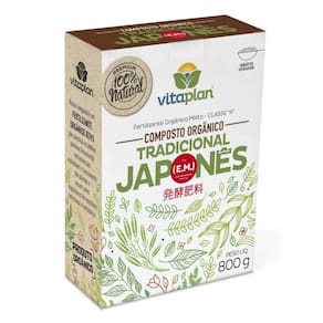 Adubo Composto Orgânico Tradicional Japonês (800g) VITAPLAN