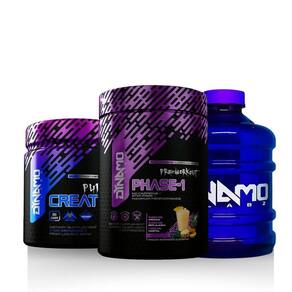 Kit Creatina 100% Pura 150G + Phase 400G-1+  Dynamo