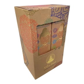 Incenso Natural Vila Zen 7 Chakras Puro 12 Cxs C 10 Varetas