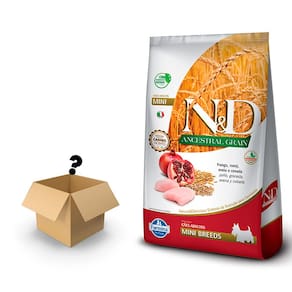 Ração N&D Ancestral Cães Adultos Raças Pequenas Frango 2,5kg + Surpresa