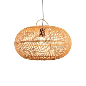 Lustre Pendente Skylight Ôtaki 4046 P Rattan E27 Bivolt