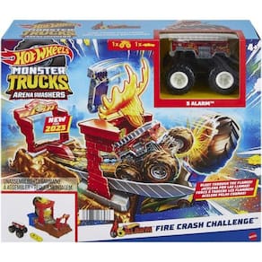 Hnb87 Hot Wheels Monster Trucks Arena Demolição Desafio Surpresa