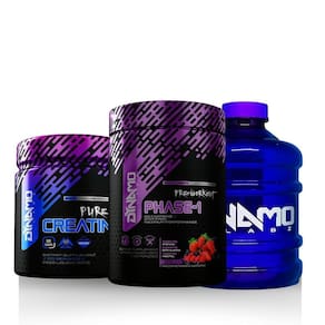 Kit Creatina 100% Pura 150G + Phase 400G-1+ Dynamo