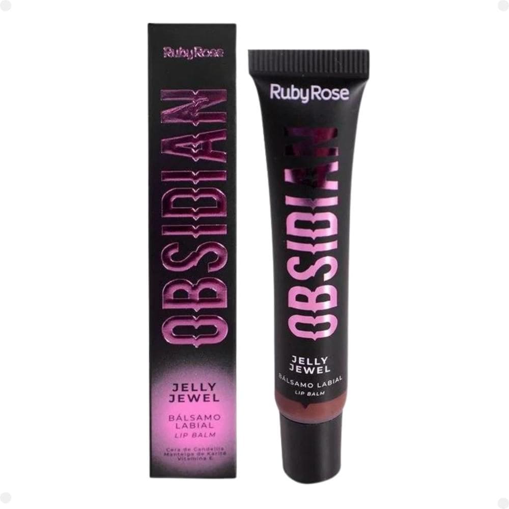 Lip Balm Ruby Rose Obsidian Jelly Jewel Tiger Eye 10ml