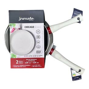 Conjunto 2 Frigideiras 20cm E 24cm Ceramica Chilli - Jomafe