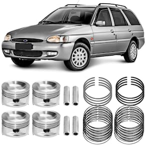 Kit Pistão Anel 0.50 Focus 1.8 Zetec-S 2000 a 2004 Gasolina