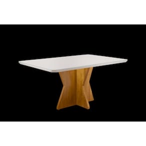 Mesa de Jantar Moderna com Vidro - Cristal-1,20x0,90m - Móveis Mundial