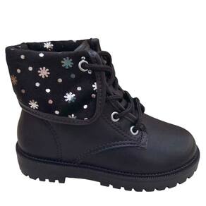Bota Coturno Infantil Menina Casual com Pelinho Tratorada Molekinha 2126.524