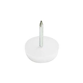 20 Sapata Prego Para Moveis Cadeira Mesa 18X4,5Mm Branca
