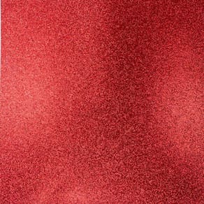 EVA com glitter 40x60 Vermelho pacote com 5 folhas
