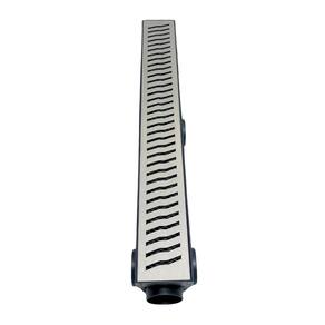 Ralo Piscina 6x50 Inox Raio com Tela Coletor Plástico Preto