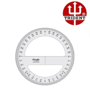 Transferidor de Acrílico Trident 360°/15 cm 8315