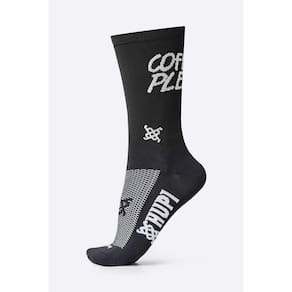 Meia HUPI Coffee Please Preto Plus (42 a 46)