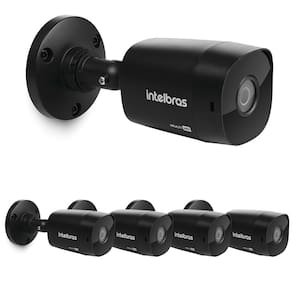 Kit 5 Câmeras Multi HD 2 Megapixels 3.6mm 30m VHD 1230 B G7 BLACK Intelbras