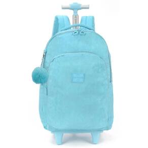 Mochila com Rodinhas UP4YOU REF: MC51610UP- TURQUESA