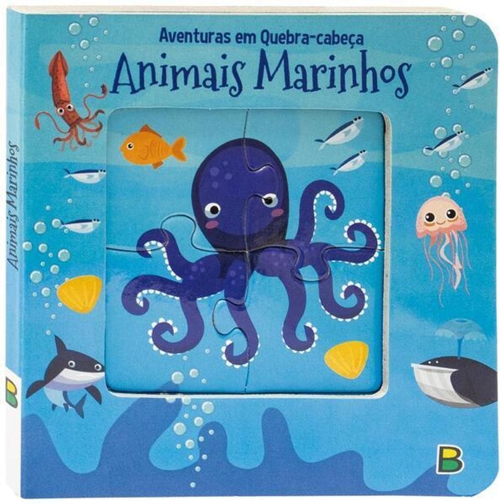 Aventuras em Quebra-Cabeça: Animais Marinhos