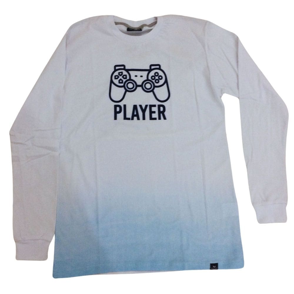 Camiseta Vrasalon Masc Branca Manga Longa