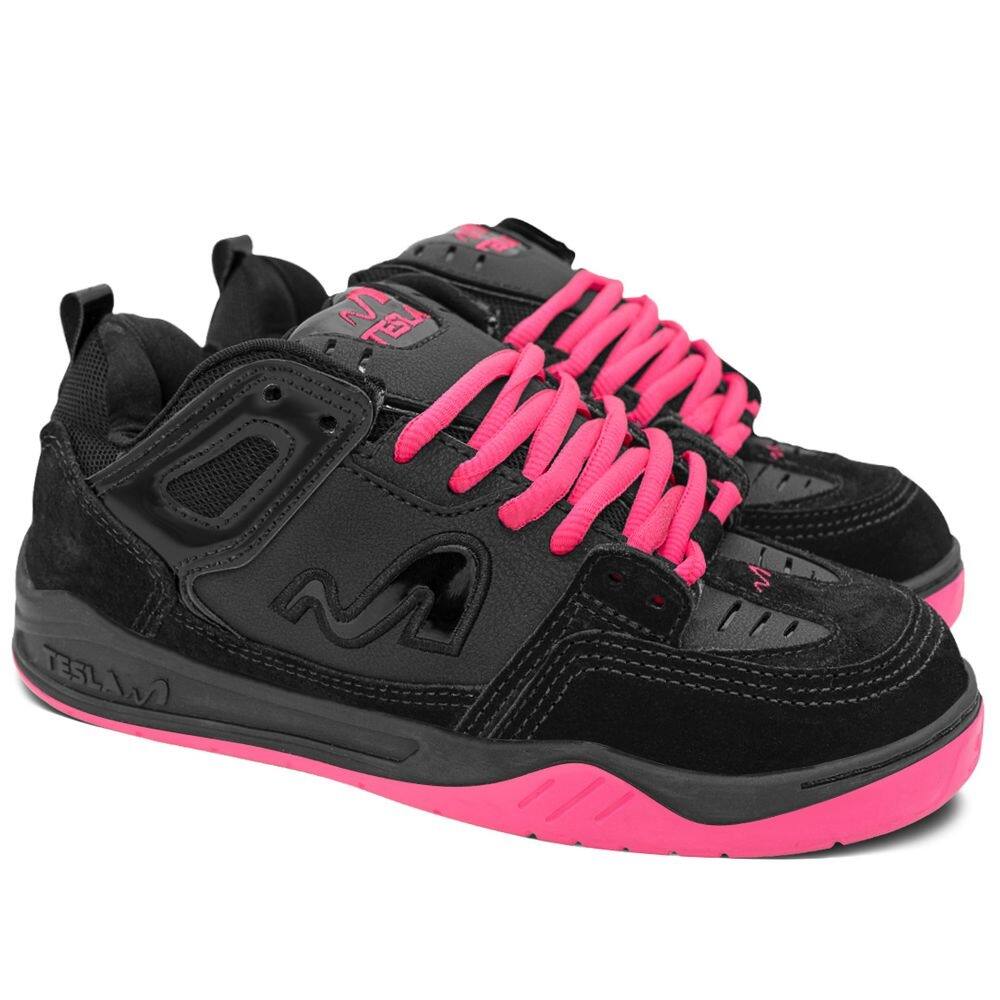 Tênis Tesla Nine Black Pink