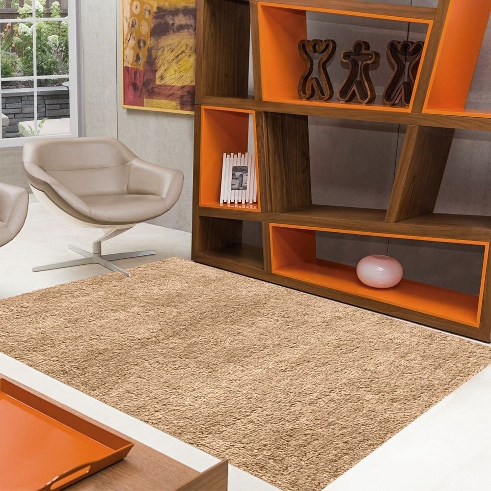 Tapete Liso Linha Vip Pêlo Baixo Antiderrapante - Jolitex