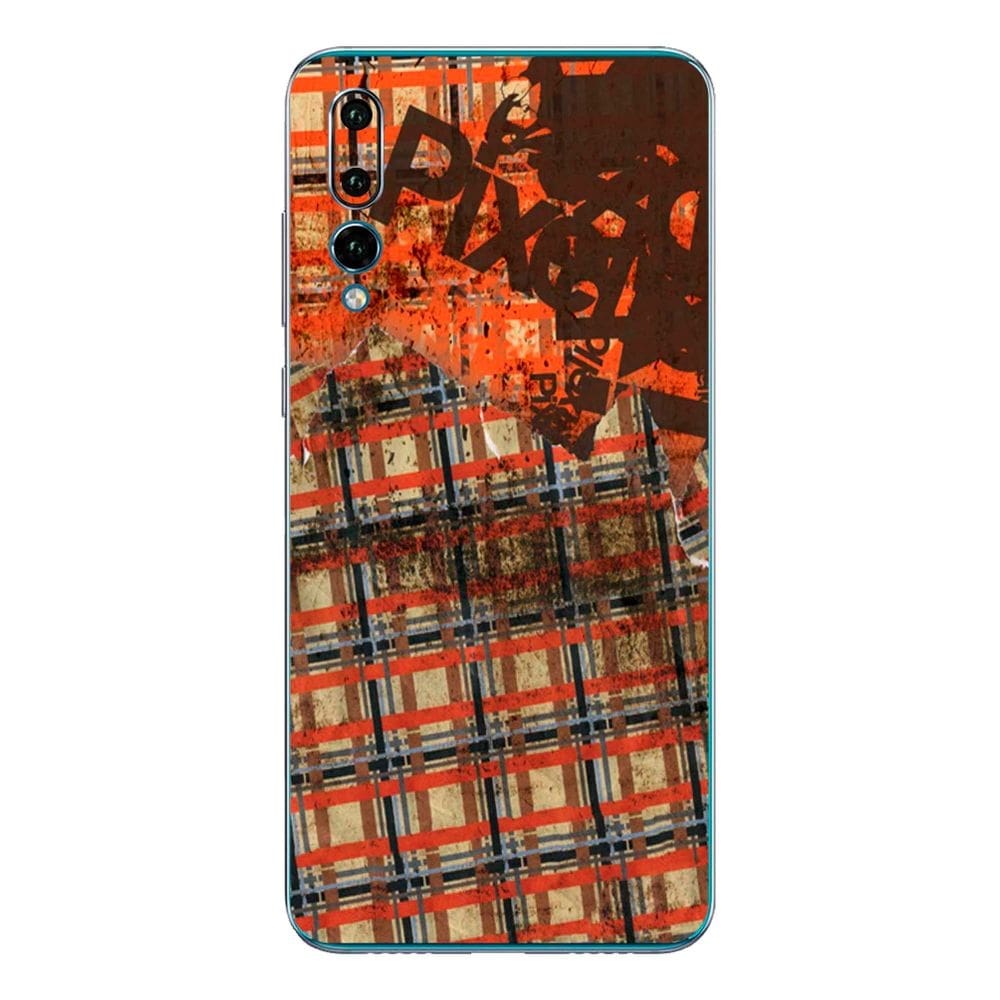 Capa Adesivo Skin194 Verso Para Huwaei P20 Pro (2018)