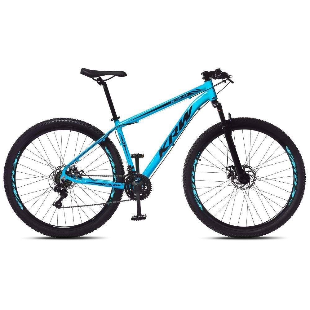 Bicicleta Krw Sv50 Aro 29 Susp. Dianteira 24 Marchas - Azul/preto