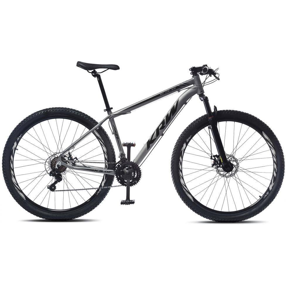 Bicicleta Krw Sv50 Aro 29 Susp. Dianteira 24 Marchas - Prata/preto