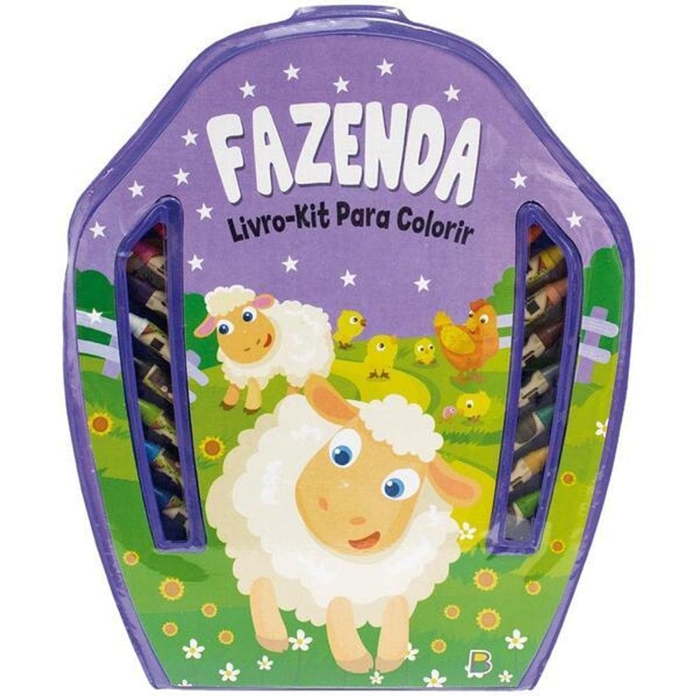 Livro-Kit para Colorir: Fazenda