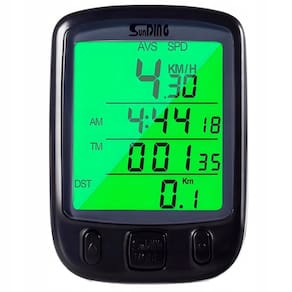 Ciclocomputador De Bicicleta Display Claro E Luz Noturna Led