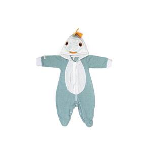 Macacão bebê inverno Bichinhos - Pinguim - Dinossauro