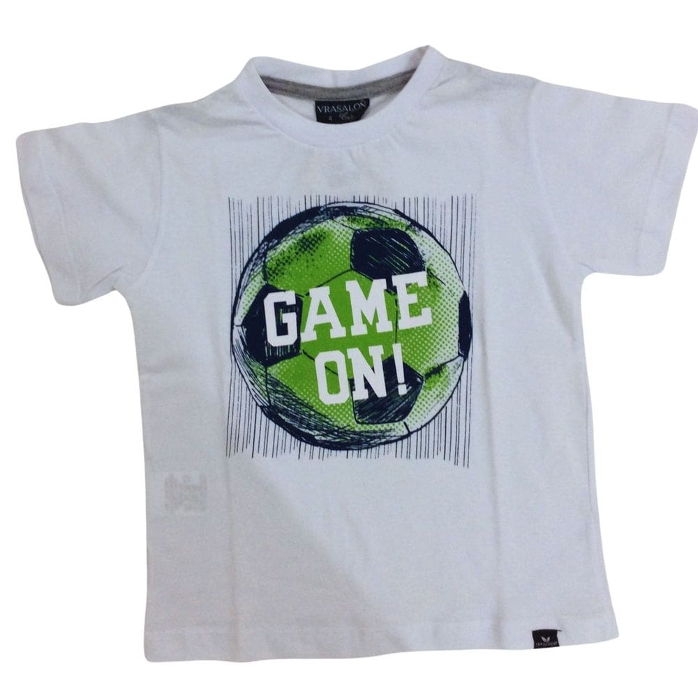 Camiseta Vrasalon Masc Branca Manga Curta