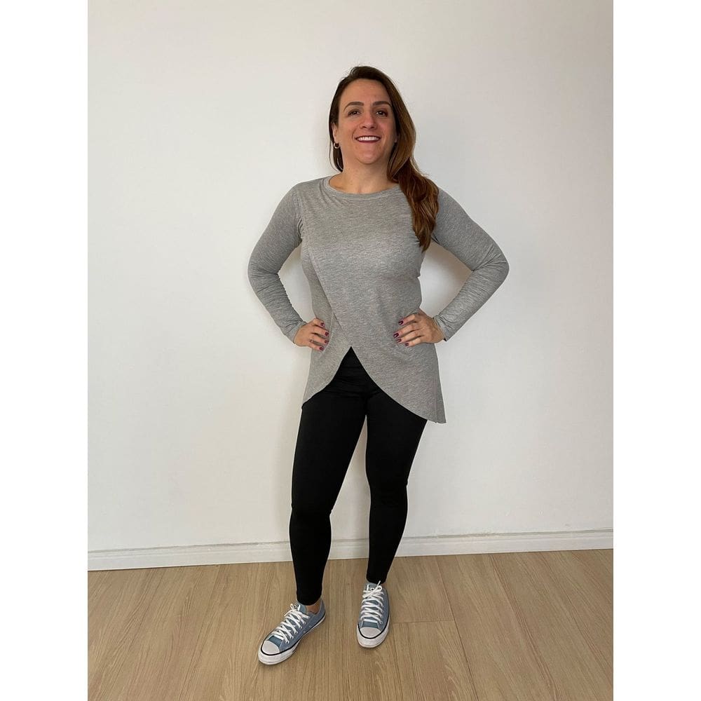 Blusa Feminina Veste Legging Manga Longa
