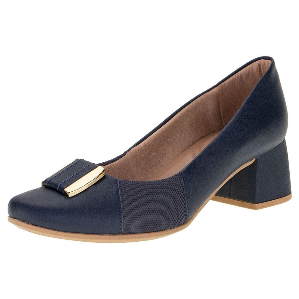 Sapato Feminino Salto Grosso Usaflex Ak0303