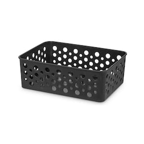 Cesto Organizador Compacto Prático Design Pequeno Decorativo Gaveta Empilhável Multiuso