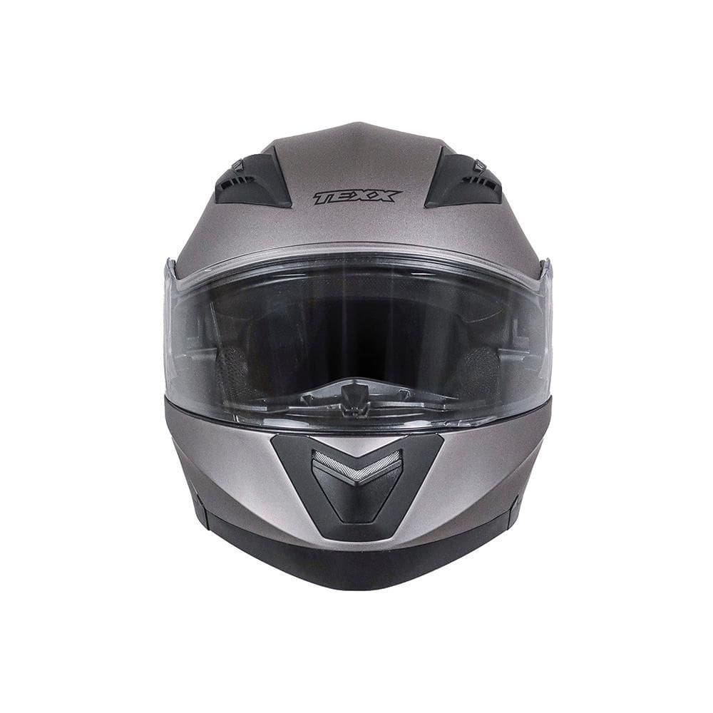 Capacete Texx Escamot Gladiator V3 Cinza Escuro Fosco 60 [F016]