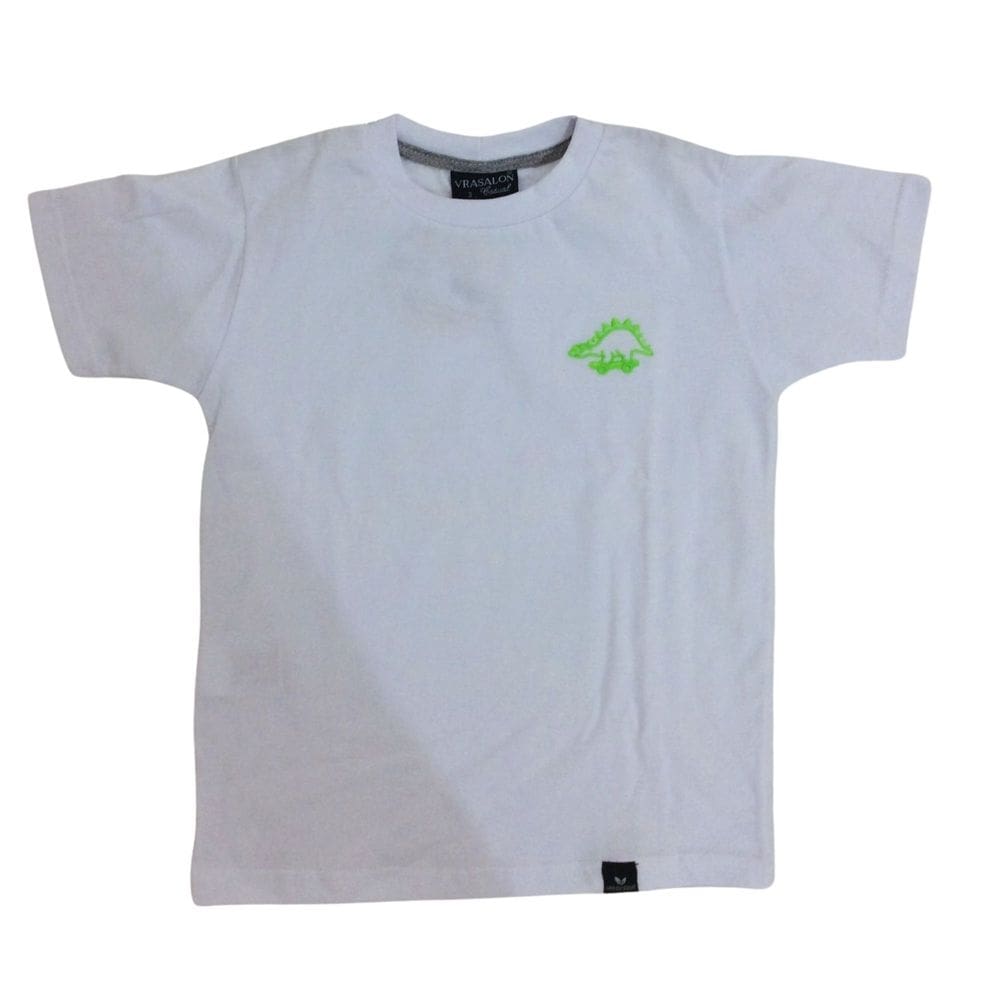 Camiseta Vrasalon Masc Branca Manga Curta