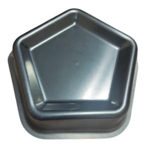 Forma Ballerine Pentagono 17x4,5cm Em Alumínio - Caparroz