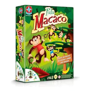 Jogo Pula Macaco Clássico Brinquedo Criança Diversão