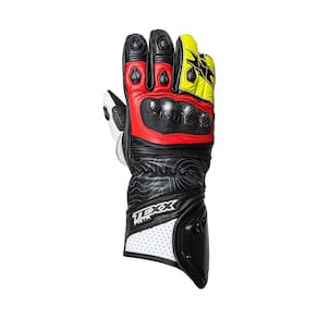 Luvas Texx Pista V2 Verm Amarel    S [F016]