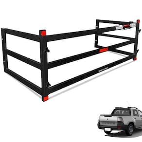 Extensor de Caçamba Oroch 2016 a 2024 Divisor ED Preto Gtnox