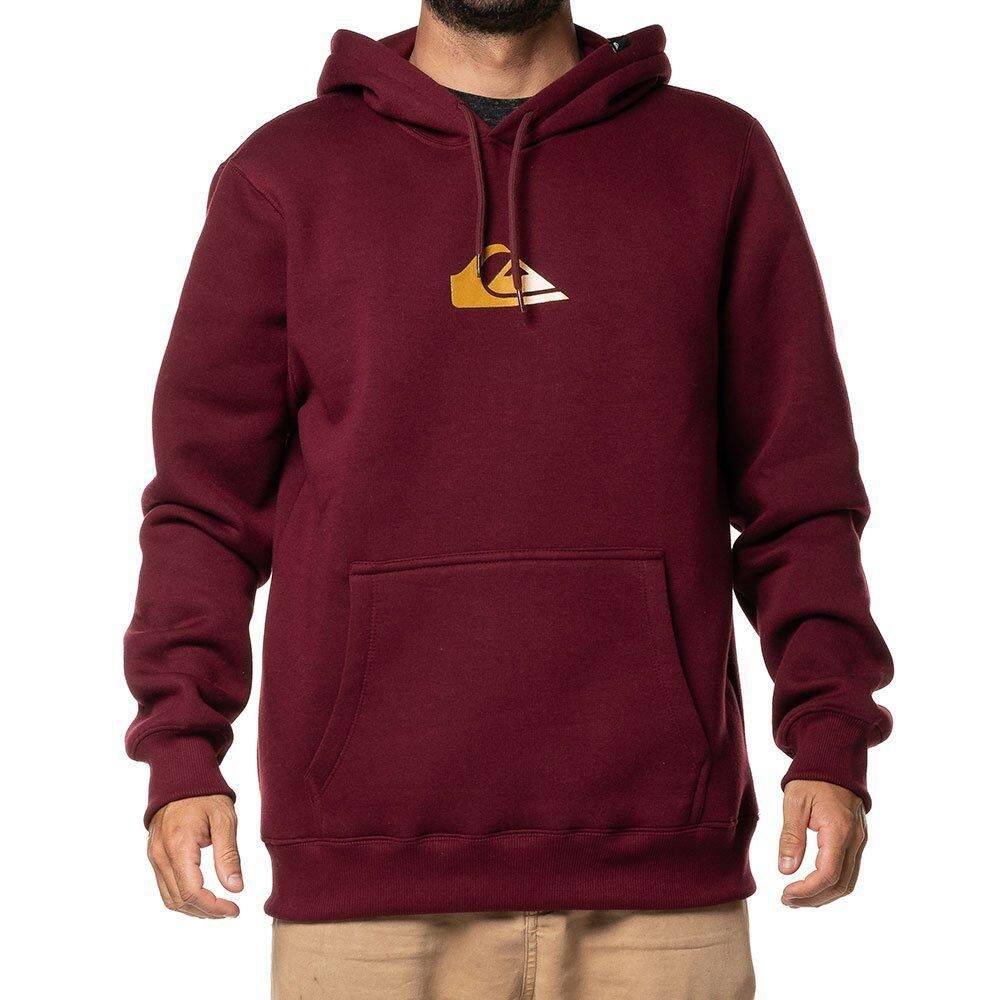 Moletom Quiksilver Canguru Metal Comp Comp Logo WT24 Vinho