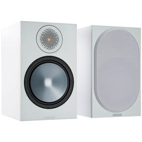 Monitor Audio Bronze 100 6G Par de Caixas Acústicas Bookshelf 2 Vias para Home Theater Branco